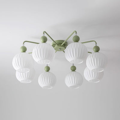 Delira Plafondlamp Glazen Pompoenvorm Design