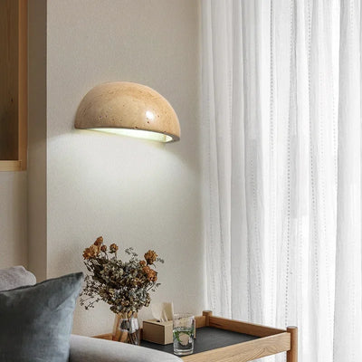Delira Wandlamp Natuursteen Warm Licht