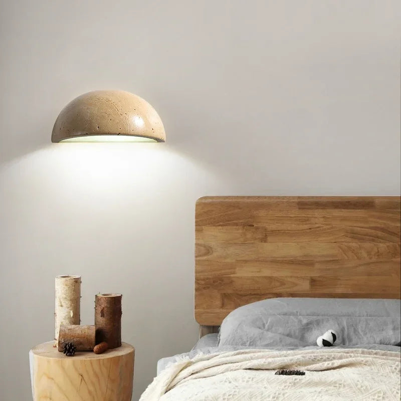 Delira Wandlamp Natuursteen Warm Licht