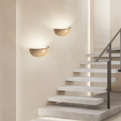 Delira Wandlamp Natuursteen Warm Licht