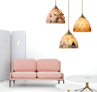 Delira Hanglamp Met Schelp En Messing