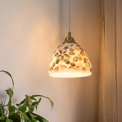 Delira Hanglamp Met Schelp En Messing