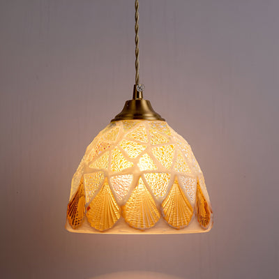 Delira Hanglamp Met Schelp En Messing