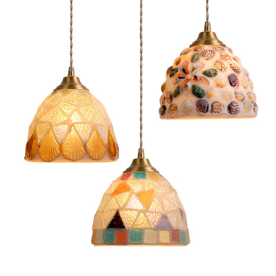 Delira Hanglamp Met Schelp En Messing