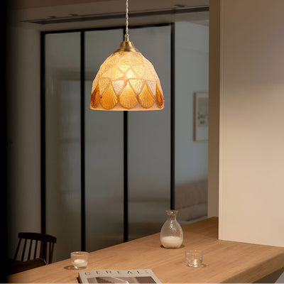 Delira Hanglamp Met Schelp En Messing
