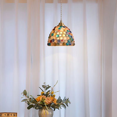 Delira Hanglamp Met Schelp En Messing