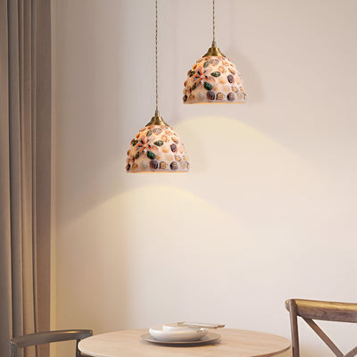 Delira Hanglamp Met Schelp En Messing