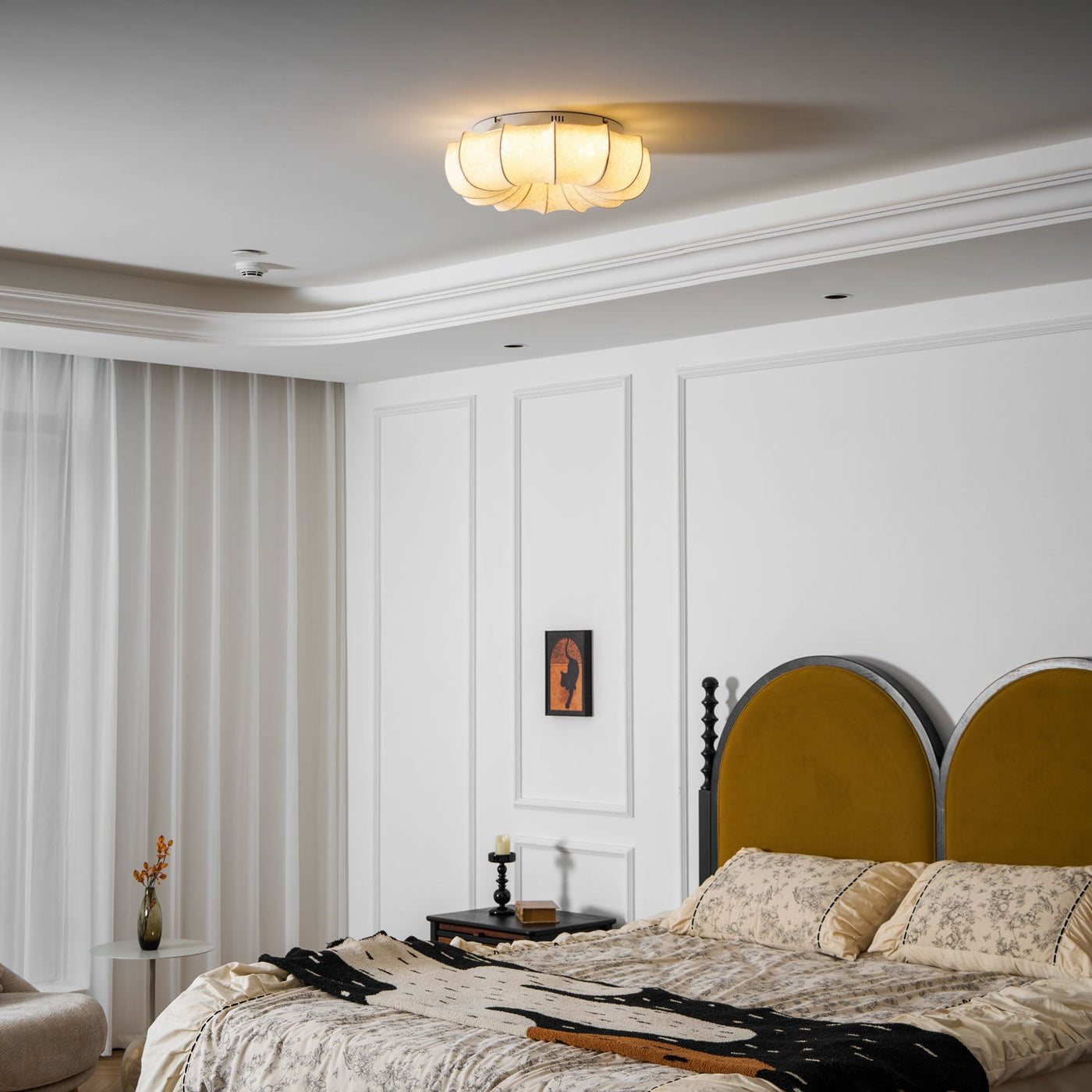Delira Plafondlamp Stoffig Elegant