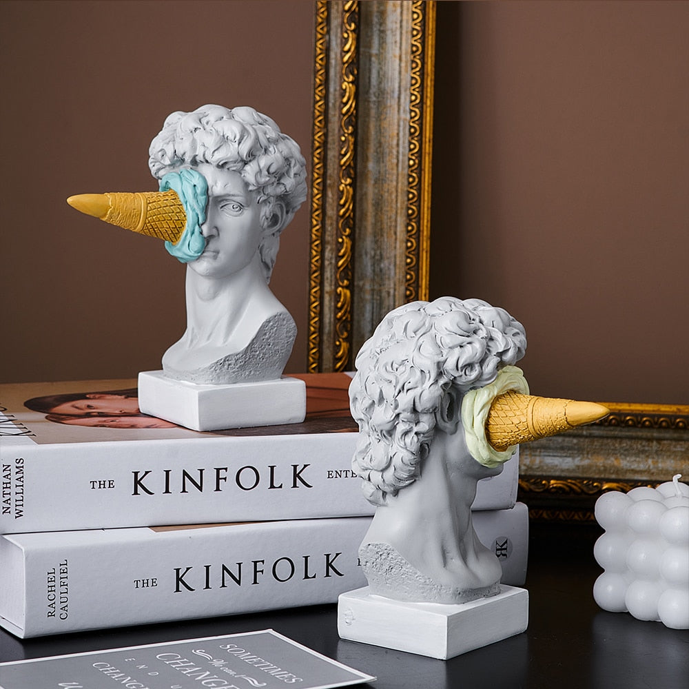 Delira Beeldje IJsje Gezicht Nordic Decoratief Object