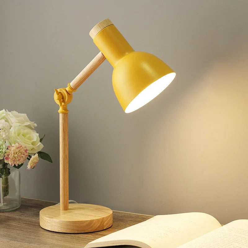 Delira Tafellamp Verstelbaar Houtdesign