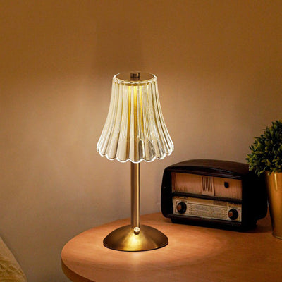 Delira Tafellamp Goud Kristal Design