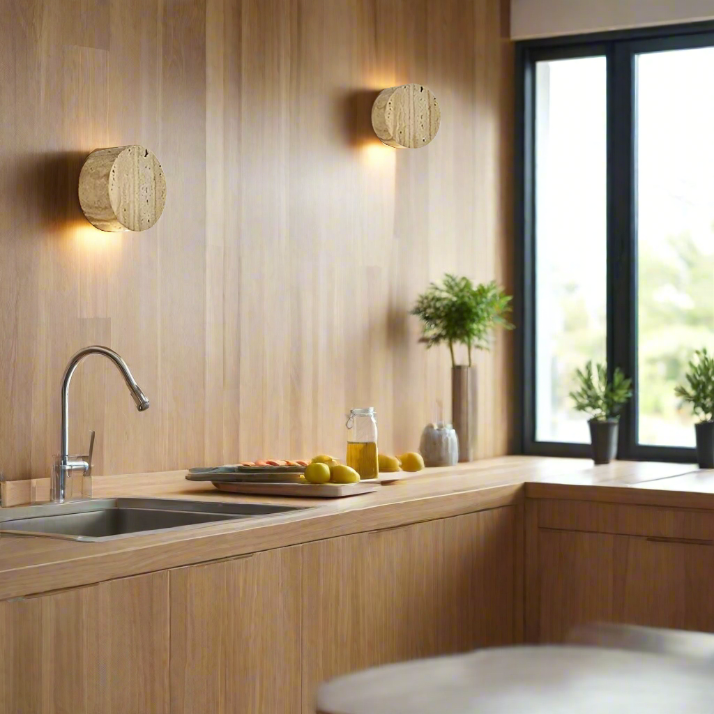 Delira Wandlamp Travertin Wabi Sabi