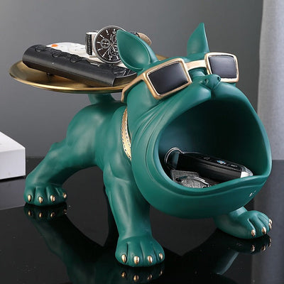Delira Beeld Bodybuilder Bulldog Opbergdecoratie