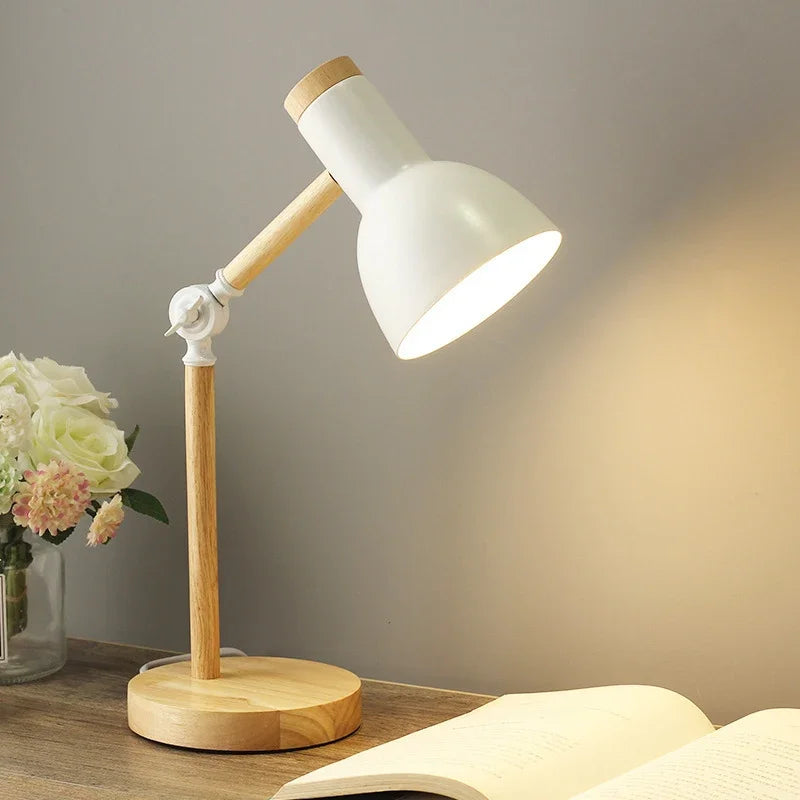 Delira Tafellamp Verstelbaar Houtdesign