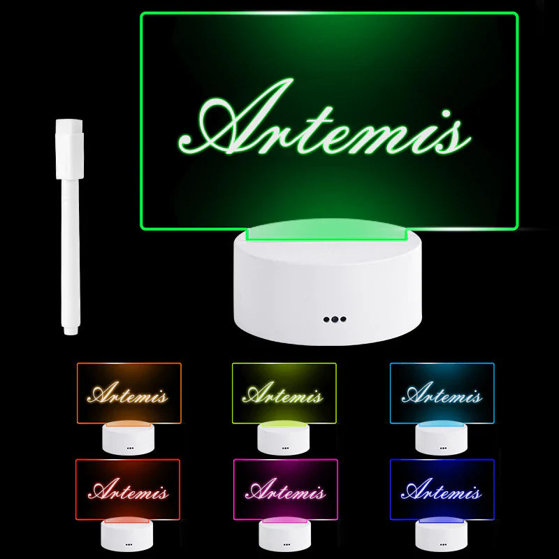 Delira Notitiebord Verlicht Acryl USB/Batterij