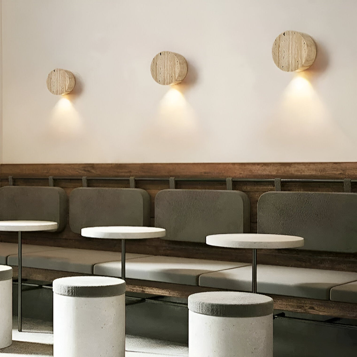 Delira Wandlamp Travertin Wabi Sabi