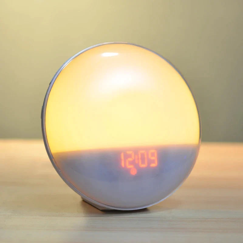 SunGlow™ - Wake-up Light Wekker - Kleurverandering & FM Radio - Kalender & Tijdweergave