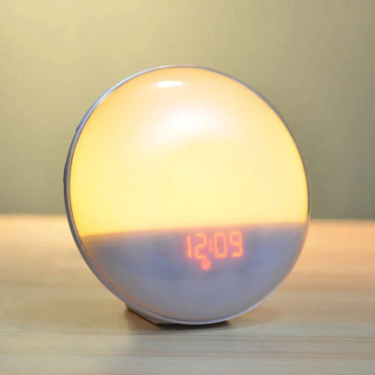 SunGlow™ - Wake-up Light Wekker - Kleurverandering & FM Radio - Kalender & Tijdweergave