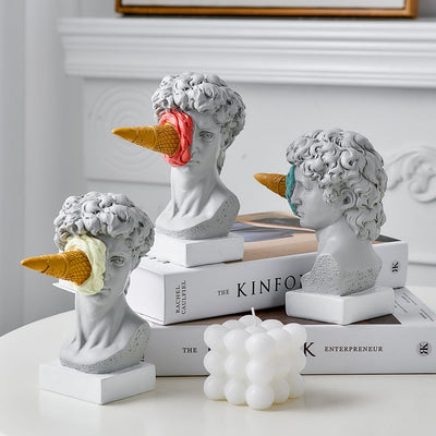 Delira Beeldje IJsje Gezicht Nordic Decoratief Object