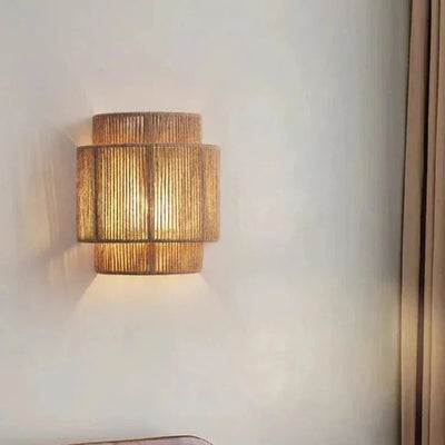 Delira Wandlamp Bohemian Rotan Hennep Design