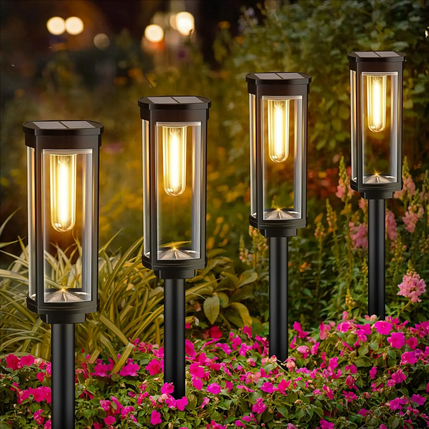 Delira Solar Lantaarns Set (4 stuks)
