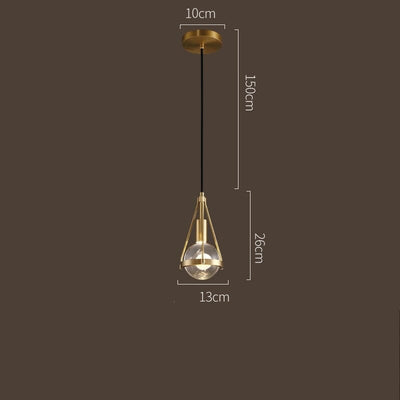 Delira Hanglamp Goud Bloemlicht
