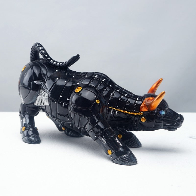 Delira Beeldje Stier Crypto Abstract Decoratief Object