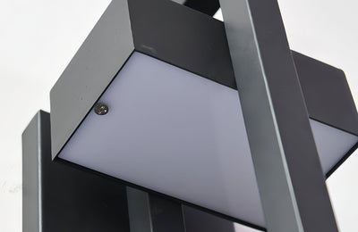 Delira Wandlamp Buiten Zwart Staal
