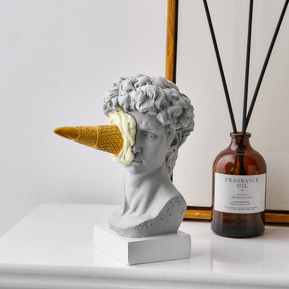 Delira Beeldje IJsje Gezicht Nordic Decoratief Object