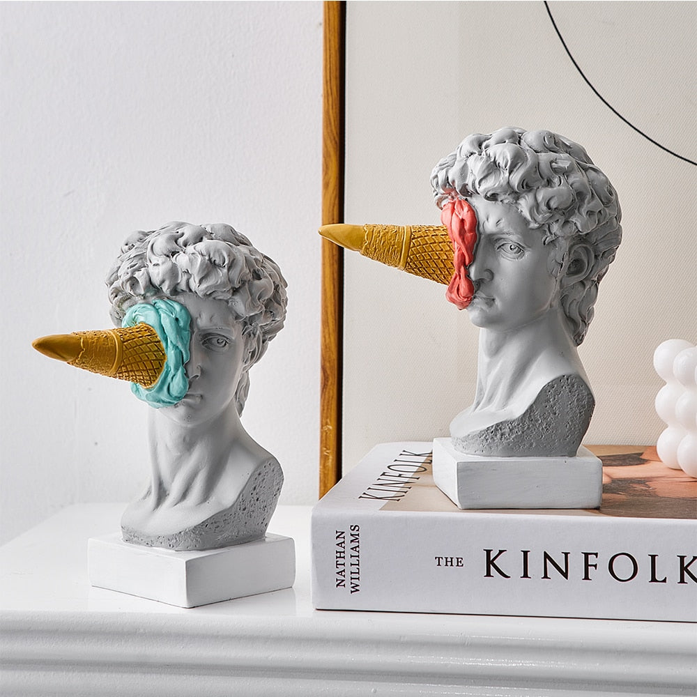 Delira Beeldje IJsje Gezicht Nordic Decoratief Object