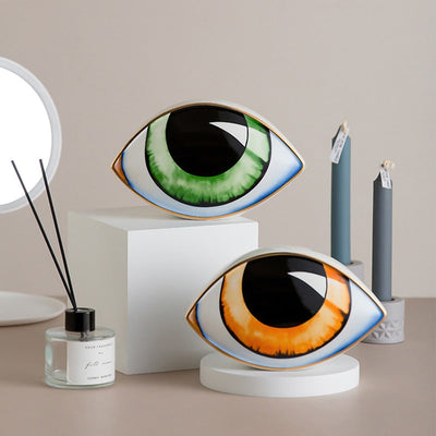 Delira Beeldje Keramisch Oog Decoratief Accentstuk