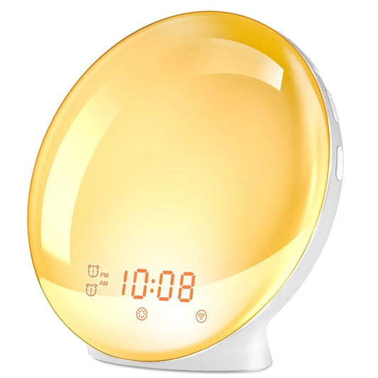 SunGlow™ - Wake-up Light Wekker - Kleurverandering & FM Radio - Kalender & Tijdweergave