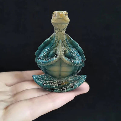 Delira Beeldje Yoga Schildpad Decoratief Kunstobject