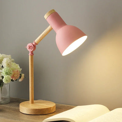 Delira Tafellamp Verstelbaar Houtdesign