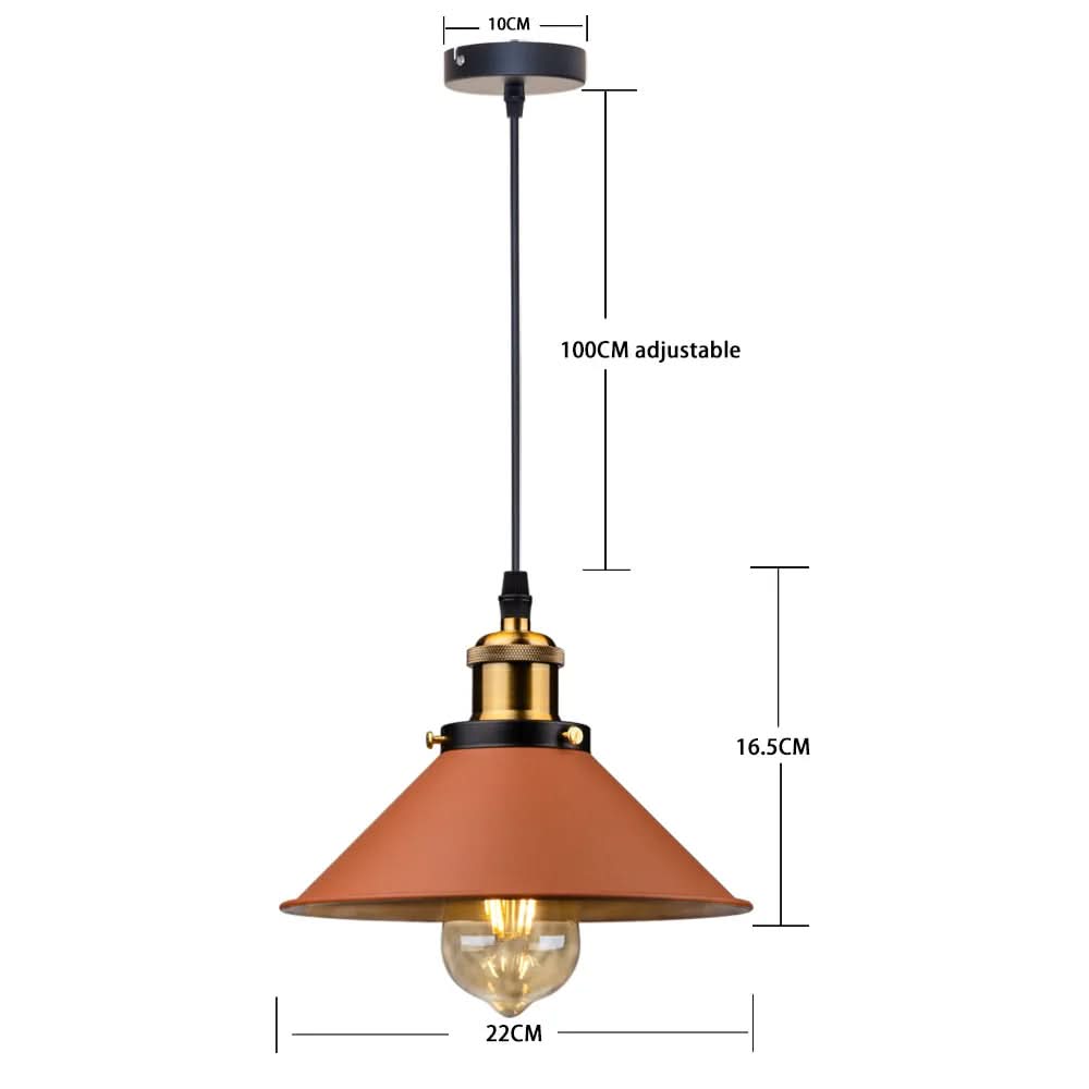 Delira Hanglamp Vintage Retro Metaal Design