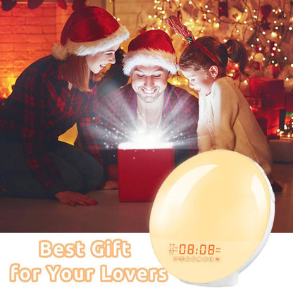 SunGlow™ - Wake-up Light Wekker - Kleurverandering & FM Radio - Kalender & Tijdweergave
