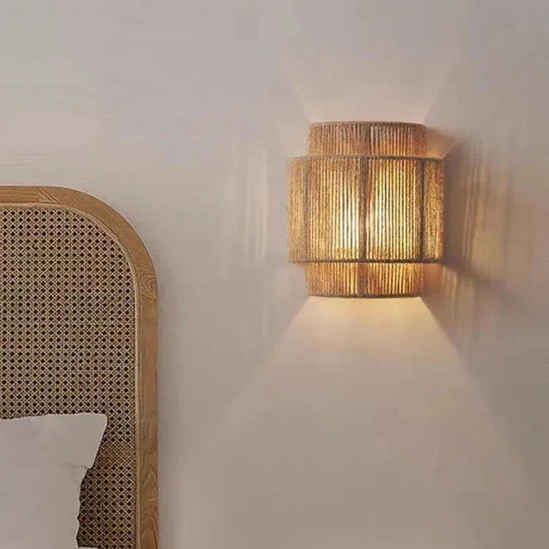 Delira Wandlamp Bohemian Rotan Hennep Design