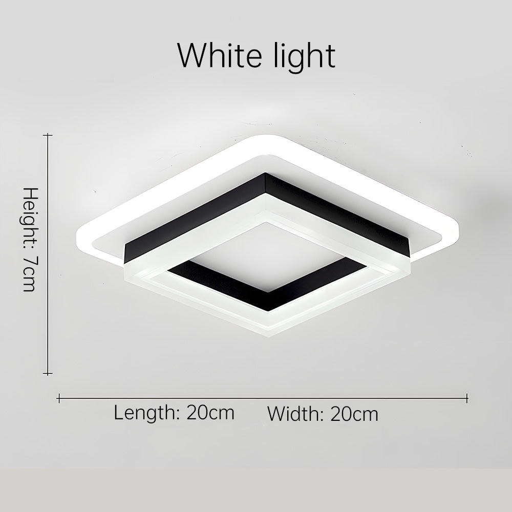 Delira Plafondlamp Vierkant LED Design