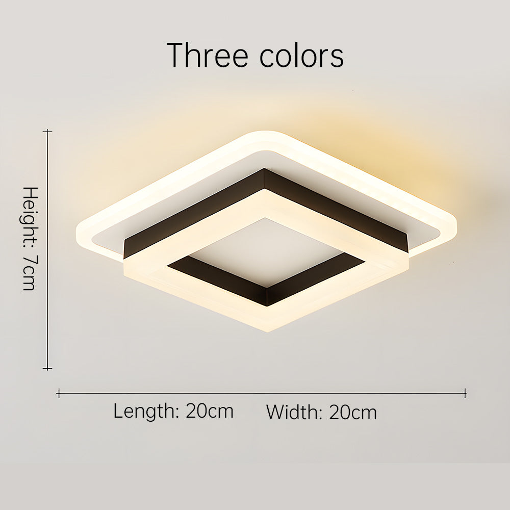 Delira Plafondlamp Vierkant LED Design