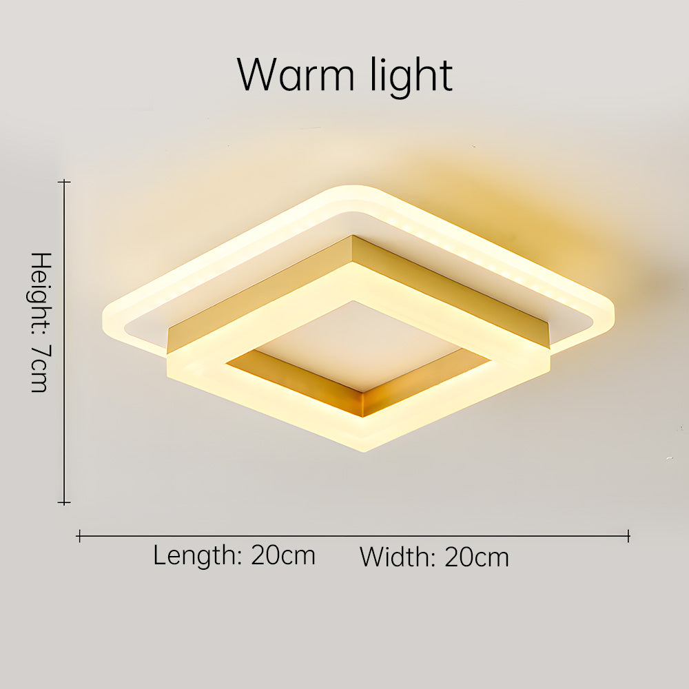 Delira Plafondlamp Vierkant LED Design