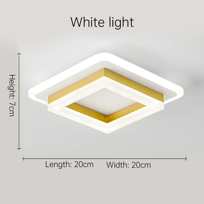 Delira Plafondlamp Vierkant LED Design