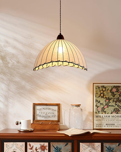 Delira Hanglamp Stoffen Ronde Plooien