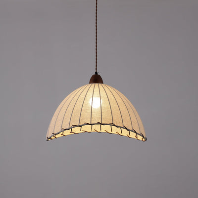 Delira Hanglamp Stoffen Ronde Plooien