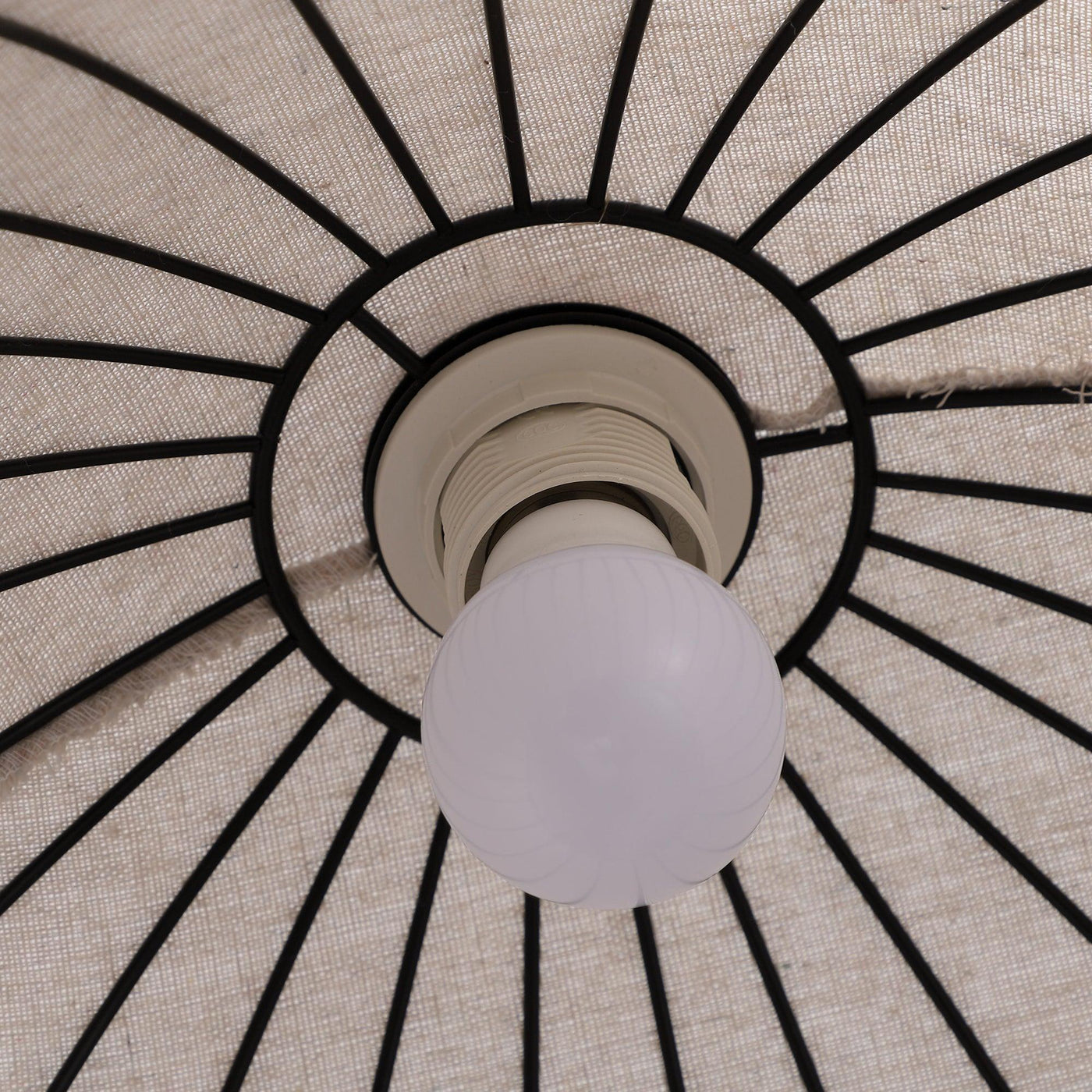 Delira Hanglamp Stoffen Ronde Plooien