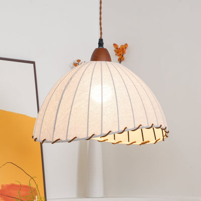 Delira Hanglamp Stoffen Ronde Plooien
