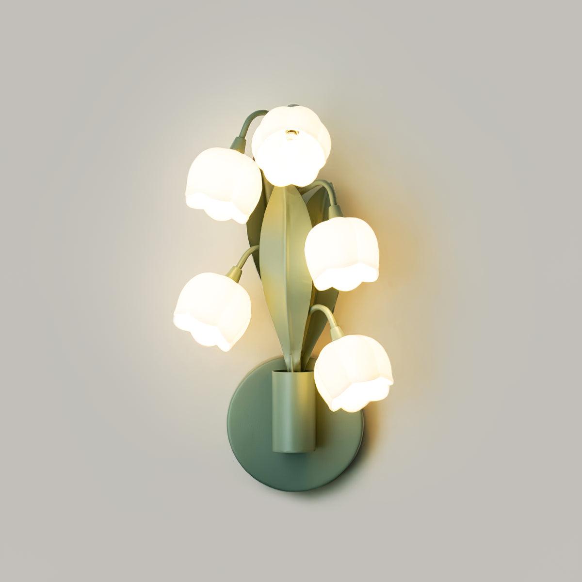 Delira Wandlamp Groene Orchideeënbladeren