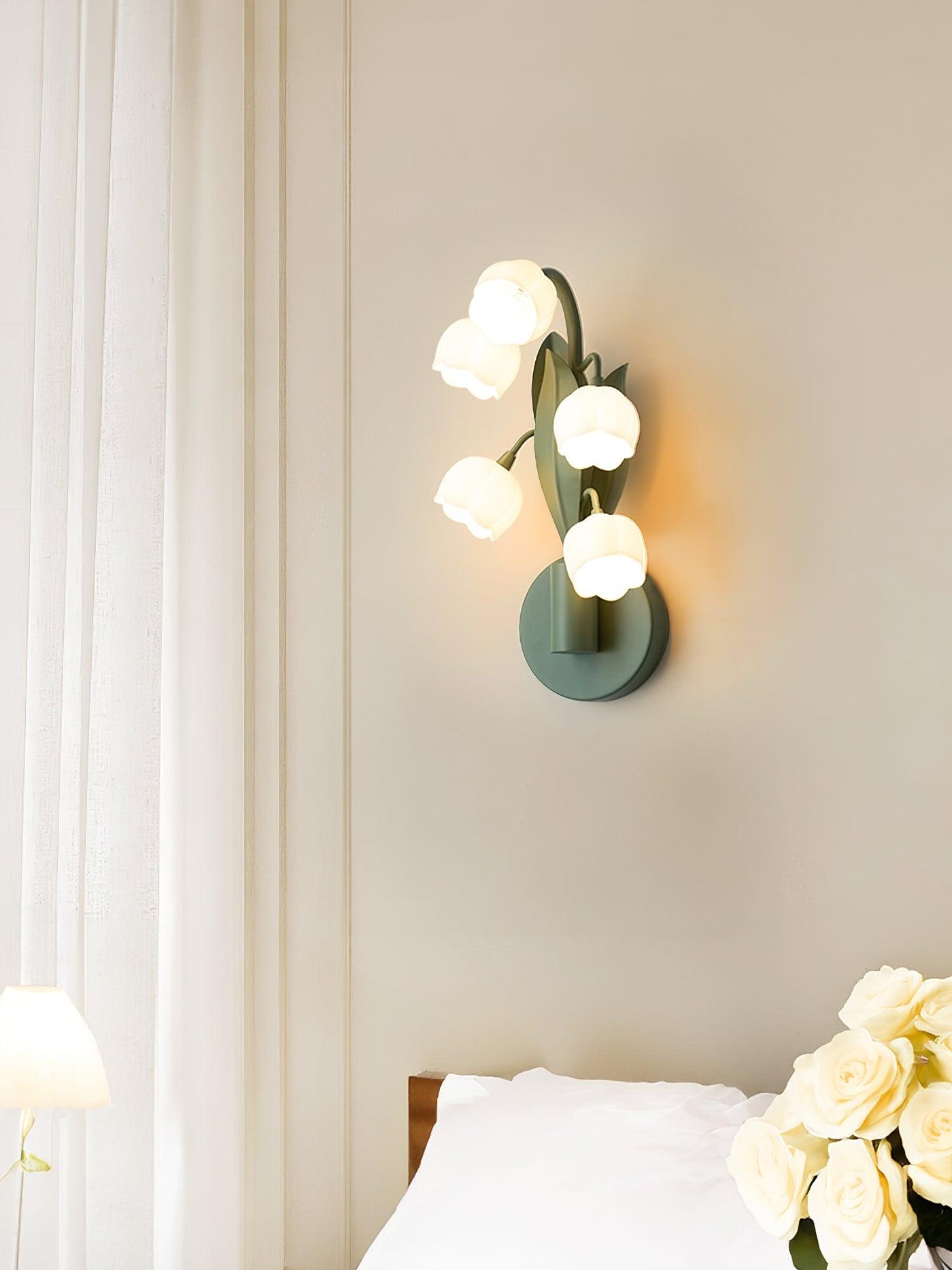 Delira Wandlamp Groene Orchideeënbladeren