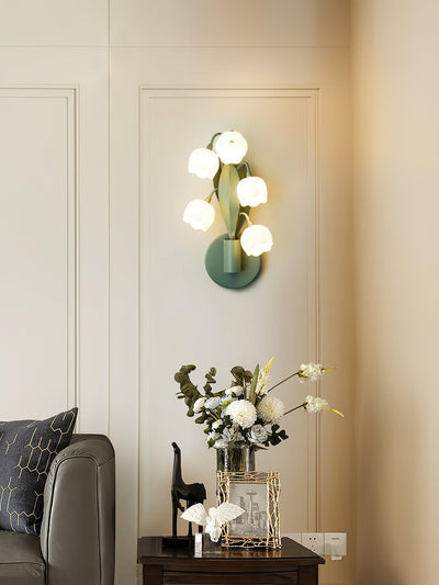Delira Wandlamp Groene Orchideeënbladeren
