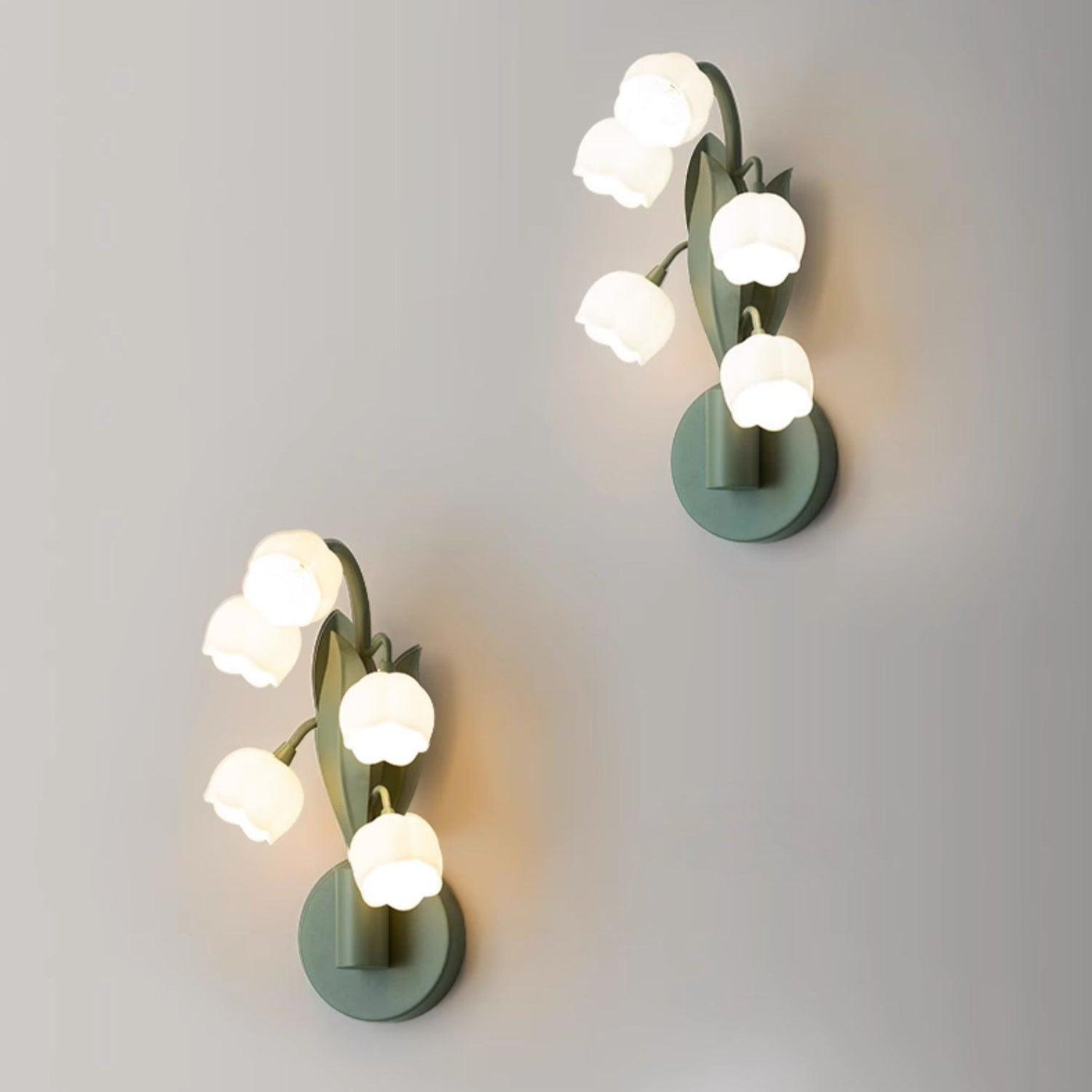 Delira Wandlamp Groene Orchideeënbladeren