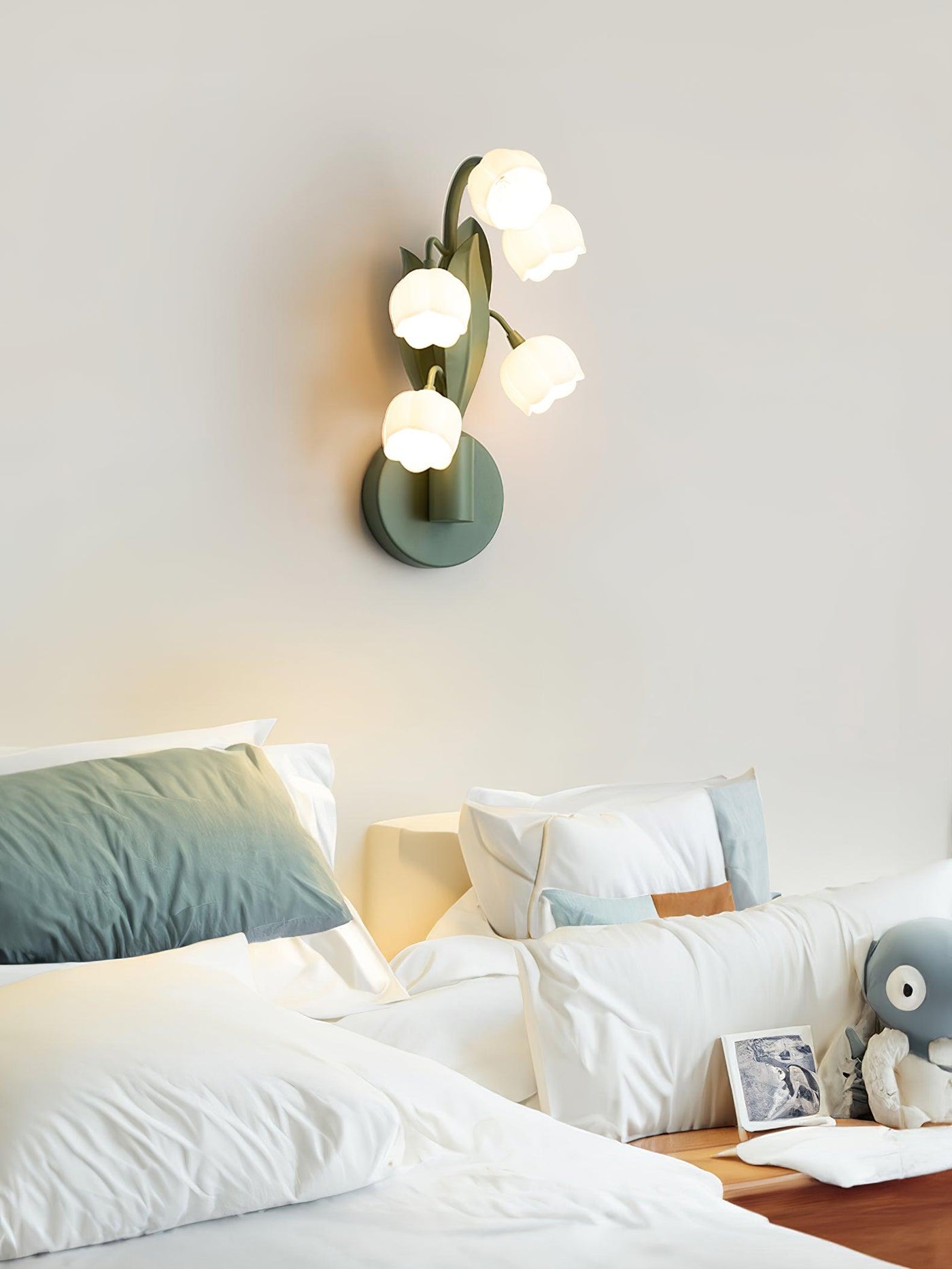 Delira Wandlamp Groene Orchideeënbladeren